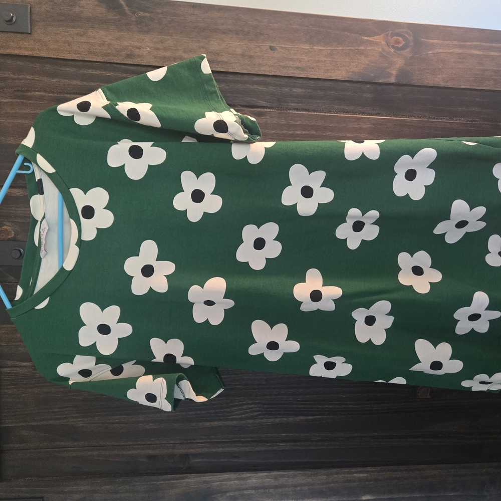 Floral Green Dress